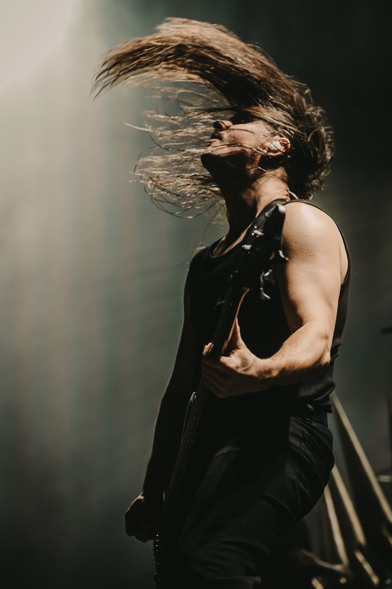 Bleed From Within performing live at AEC Theatre in Adelaide